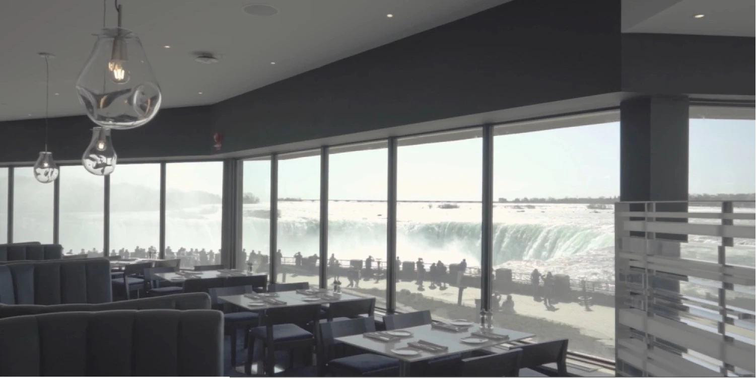 A Splendid view of Niagara Fall from Table Rock House Restaurant